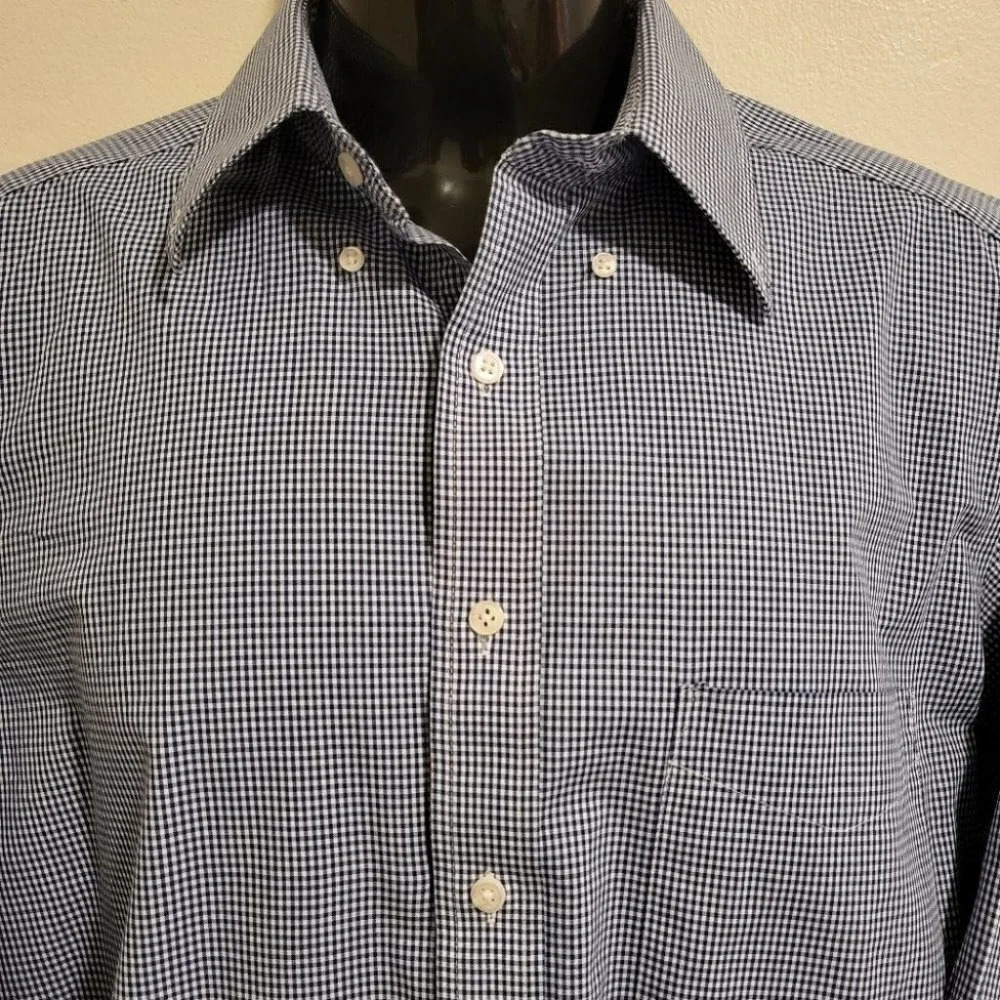 Men's Button Up Shirt by Club Room (size 16 34/35) - Picture 4 of 5